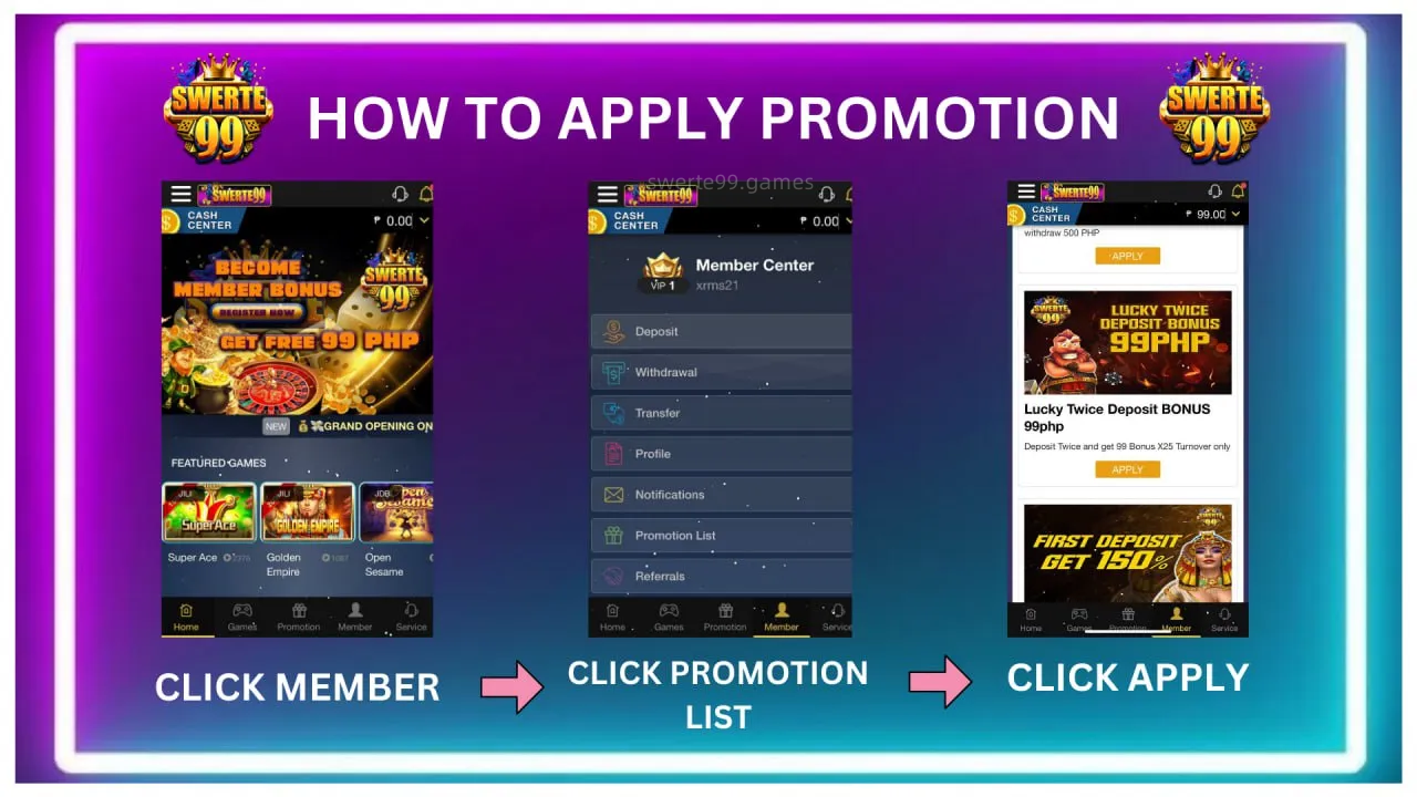 Paano mag-apply ng promotions?​