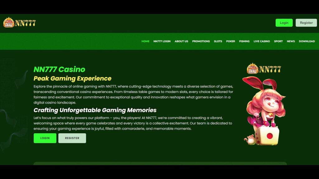 nn777 Casino Login: Your Gateway to Fun