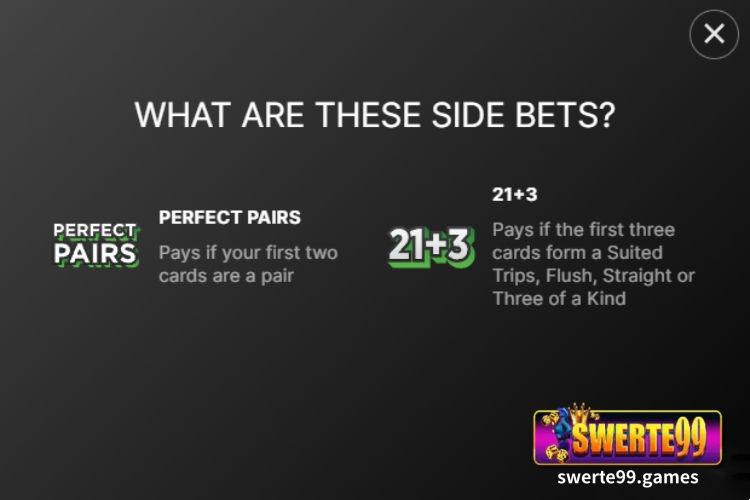 Free Bet Blackjack Side Bet