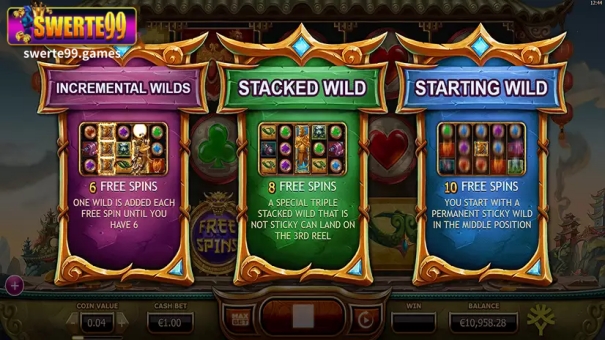 Legend of the Golden Monkey Slot Features